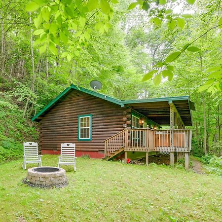 Serene Maggie Valley Retreat With Deck And Hot Tub! المظهر الخارجي الصورة
